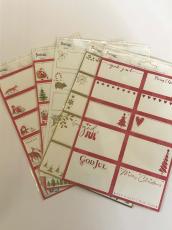 Juletikett 10-pack 