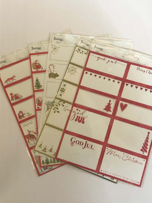 Juletikett 10-pack 