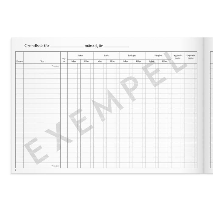 Grunddagbok/ Dagbok A4 liggande 