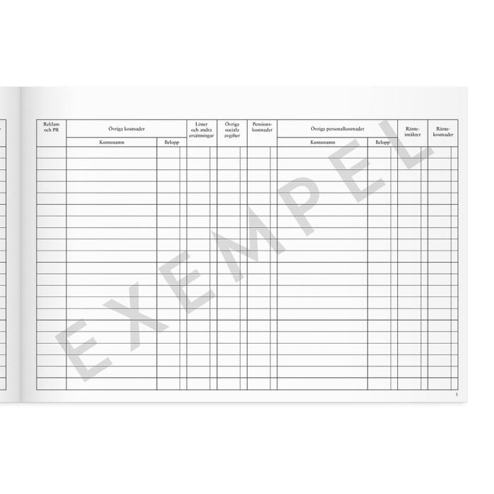 Grunddagbok/ Dagbok A4 liggande 