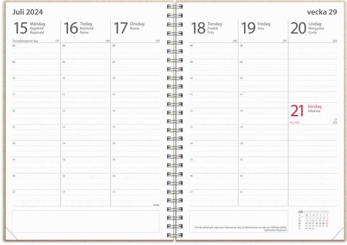Kalender Study A5 Gobi lila 2023-2024