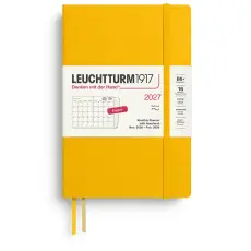 Kalender Leuchtturm1917 B6 Soft M&aring;nad/Uppslag 16m 2027 Sunflower