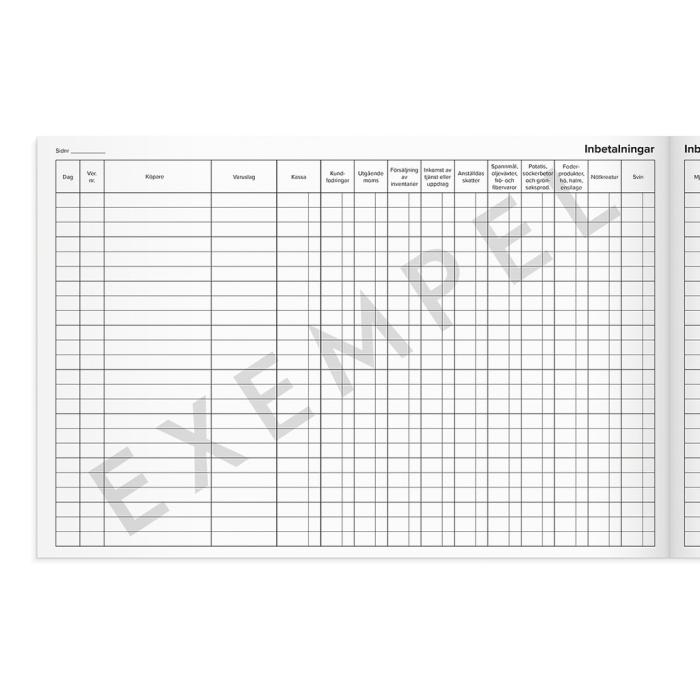 Jordbrukarens kassabok 