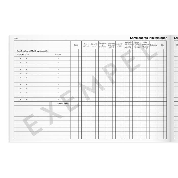 Jordbrukarens kassabok 