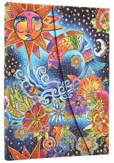 Kalender Paperblanks 18-months Celestial Midi Horizontal 25/26