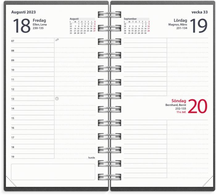 Agenda svart miljökartong 2023