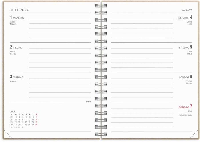 Kalender Senator A6 Gobi lila 2023-2024