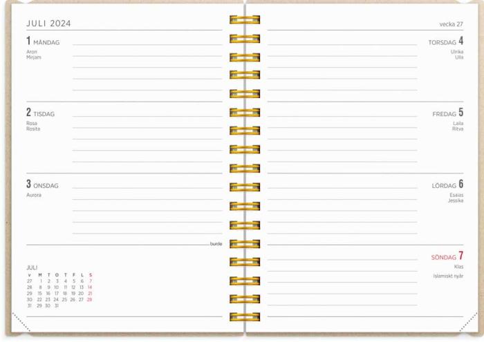 Kalender Senator A6 Gobi lila 2023-2024