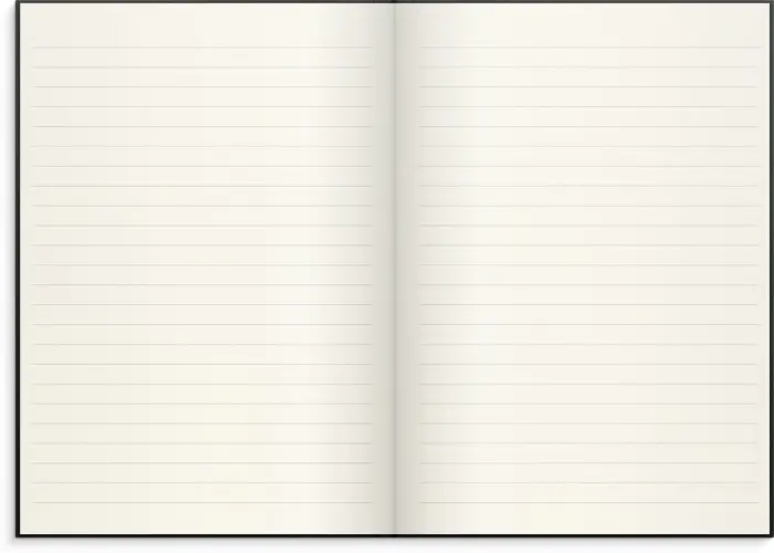 Notebook Textile black lined A5 
