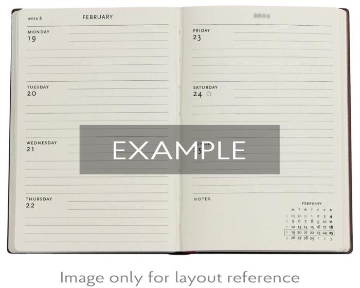 Kalender Paperblanks 18-months Cezanne´s Midi Horizontal 25/26