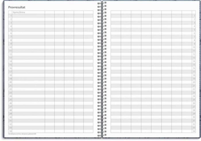 Kalender Study A5 Twist blå 2023-2024