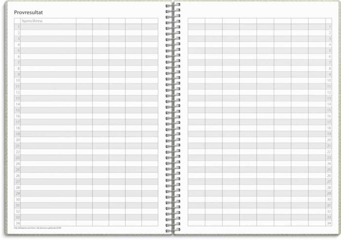 Kalender Study A5 Twist grön 2023-2024
