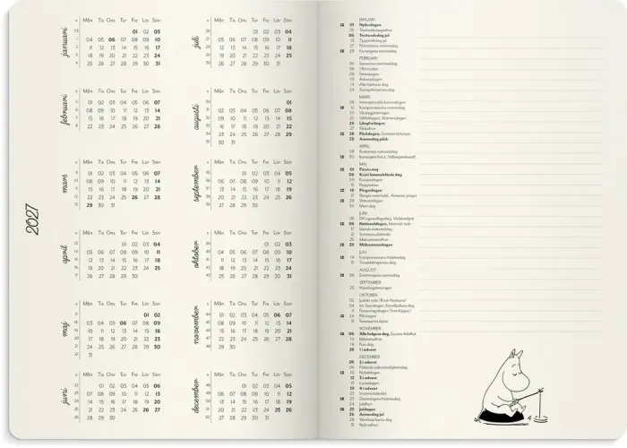 Muminkalender A5 2027