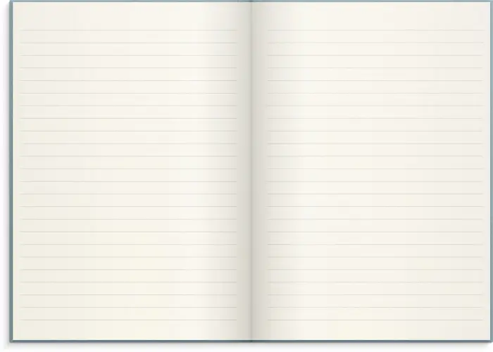 Notebook Textile light blue lined A5 