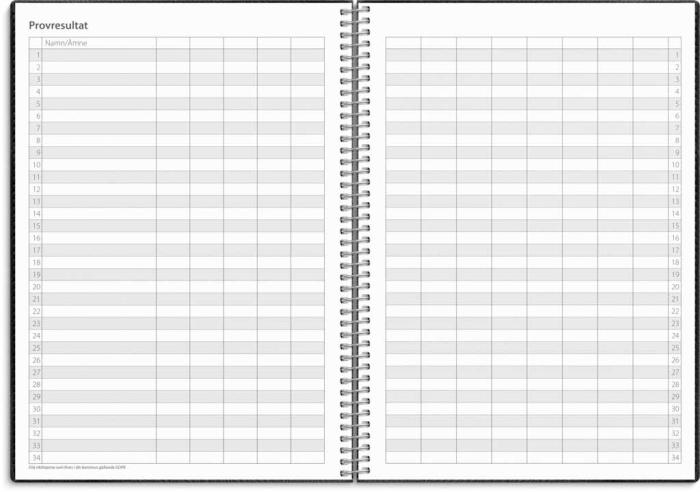 Kalender Study A5 Twist svart 2023-2024