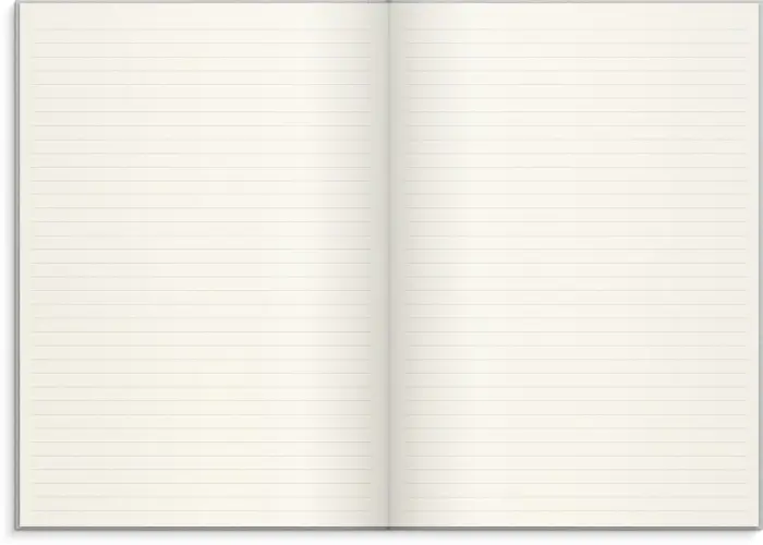 Notebook Textile light grey lined A4