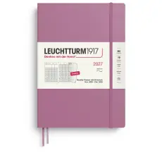 Kalender Leuchtturm1917 B5 Soft M&aring;nad/Uppslag 16m Dusty Rose 2027