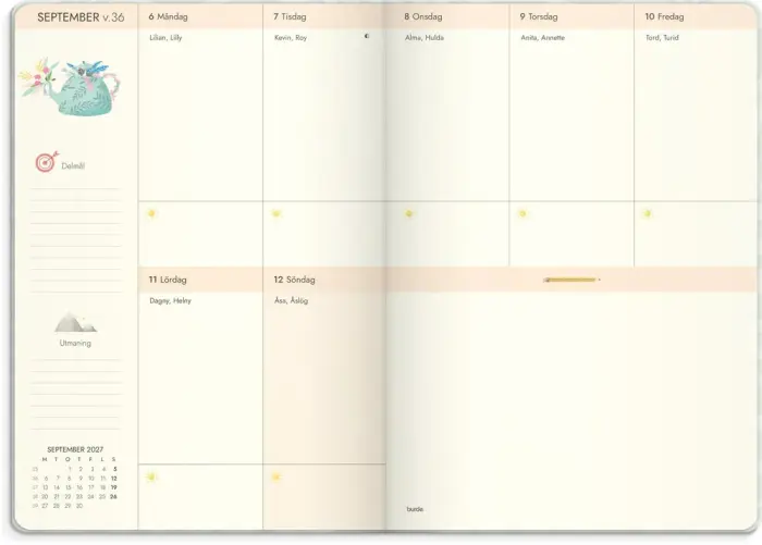 Kalender 2027 Life Planner Dream & Do