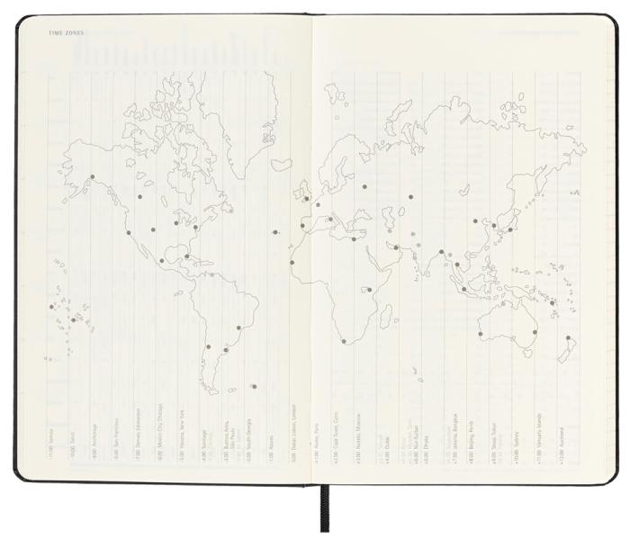 Moleskine Horizontal Weekly Black hard Large 2023