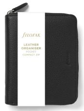 Filofax Norfolk Systemkalender Pocket Compact Zip Black