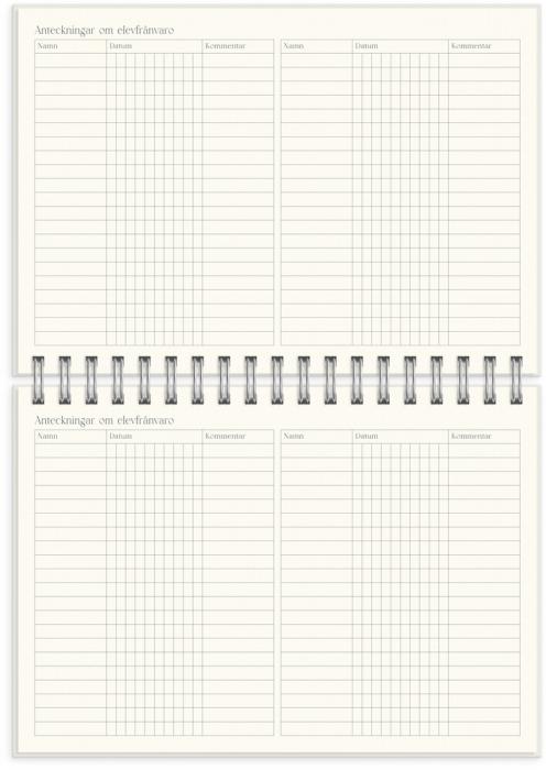 Stora Lärarkalendern Reflektion 2026-2027