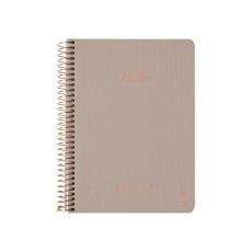 KOZO Kalender 2026 A5 Vecka per uppslag Sand