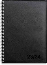 Kalender Senator A5 Twist svart 2023-2024