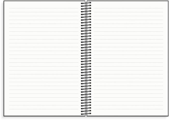 Kalender Organizer & Notes Svart 2026-2027 