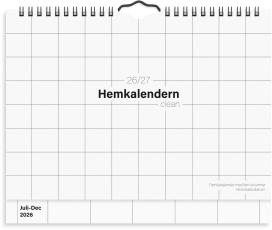 Hemkalendern Clean 2026-2027