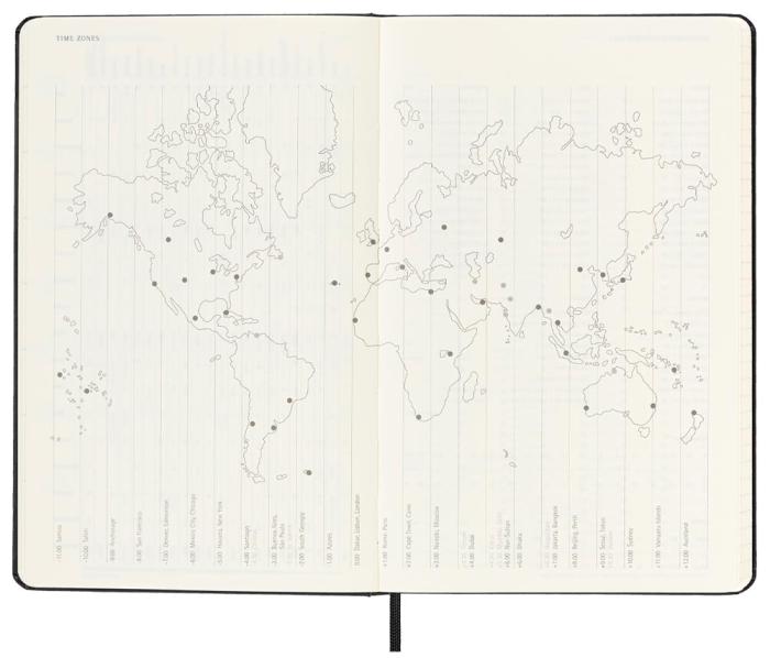 Moleskine Weekly Planner Vertical Svart hard large 2023