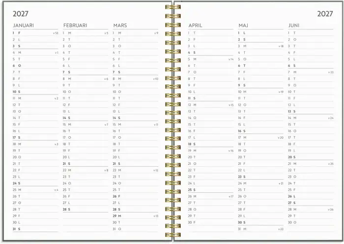 Kalender 2027 Life Planner Do more