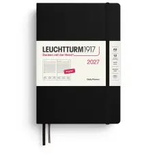 Kalender Leuchtturm1917 A5 Dag/Sida Black 2027