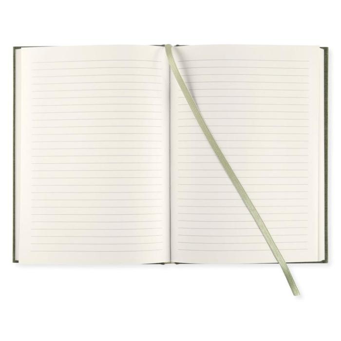 Linjerad Notebook A5 128 sidor Khaki Green
