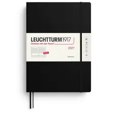 Kalender Leuchtturm1917 A4+ Dag/Sida Black 2027