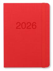 Kalender Letts Memo A6 Röd 2026
