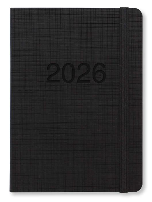 Kalender Letts Memo A6 Svart 2026