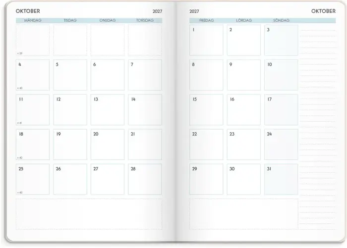 Kalender 2027 Life Planner Focus 