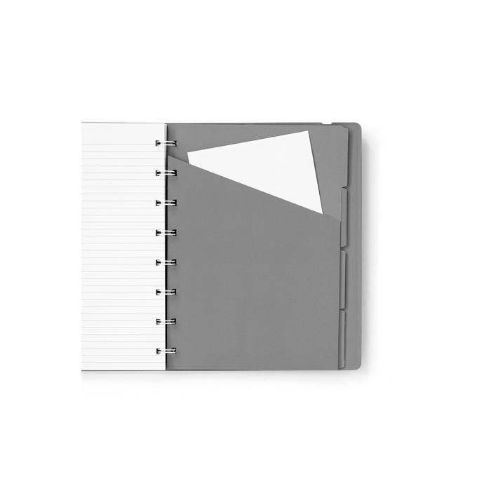 Filofax Notebook Graphite linjerad