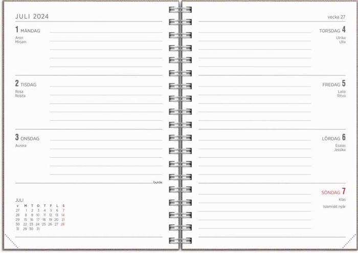 Kalender Senator A6 Nomad beige 2023-2024