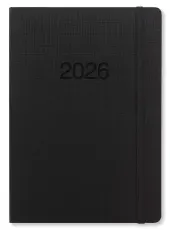 Kalender Letts Memo A5 Svart 2026