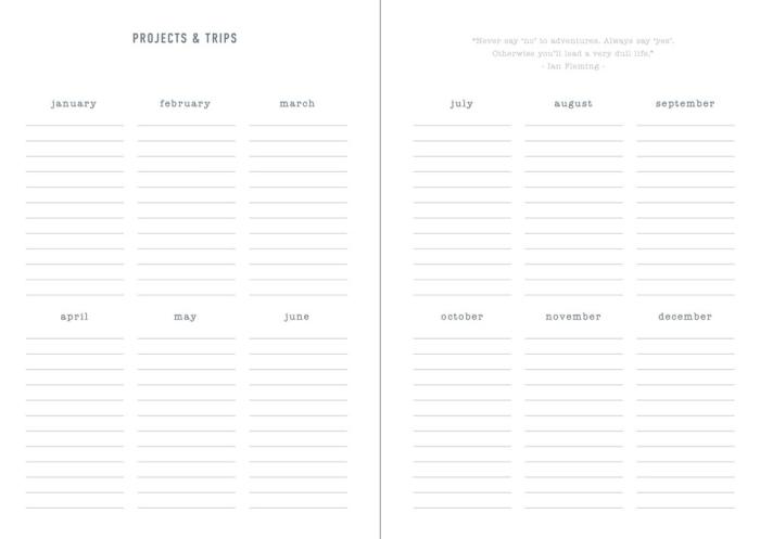 Kalender Letts Memo A6 svart studieåret 2022-2023