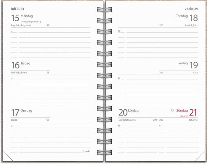 Kalender Compact Nomad beige 2023-2024