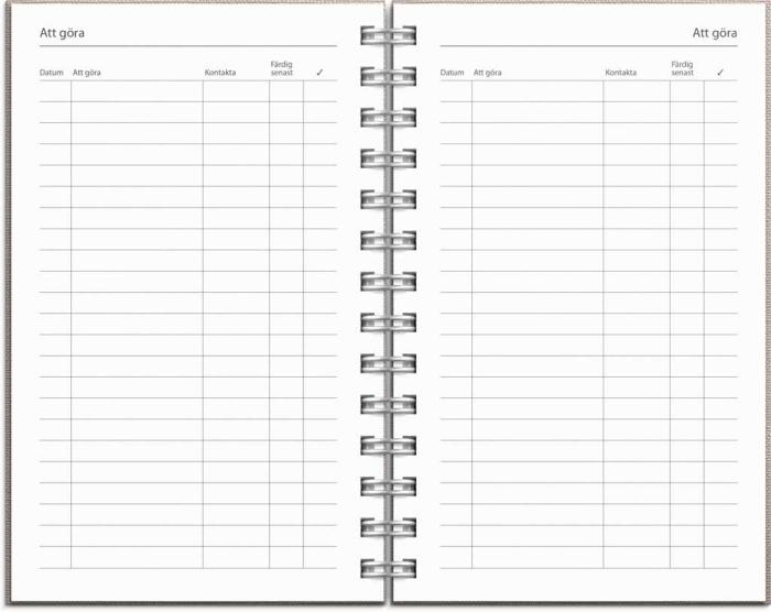 Kalender Compact Nomad beige 2023-2024