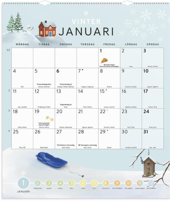 Klassrumskalendern 2026 - 2027 60x70cm 