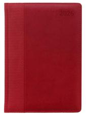Kalender Letts Executive A5 Vertical Röd 2026