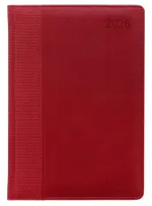 Kalender Letts Executive A5 Vertical Röd 2026