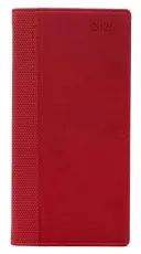Kalender Letts Executive Slim V/U röd 2026