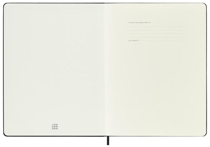 Moleskine Weekly Pro Vertical Svart hard XL 2023