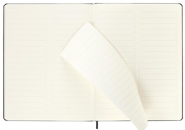 Moleskine Weekly Pro Vertical Svart hard XL 2023