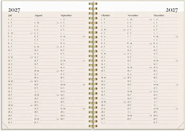 Kalender 2027 Life Planner Inspiration 